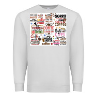Dove Grey funny coffee quotes Premium Sweatshirt - MaliasSmallBusiness