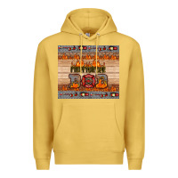 Antique Gold firefighter dad Premium Hoodie - HRA Design Shop