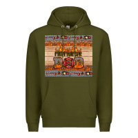 Army Green firefighter dad Premium Hoodie - HRA Design Shop