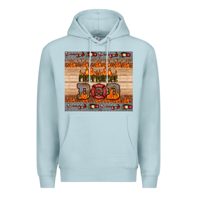 Firefighter Dad Premium Hoodie by HRA Design Shop | Teevron