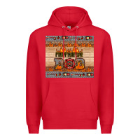 Red firefighter dad Premium Hoodie - HRA Design Shop