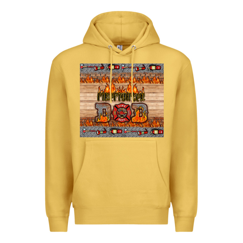 Firefighter Dad Premium Hoodie by HRA Design Shop | Teevron