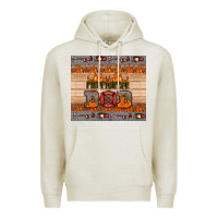 Oatmeal Heather firefighter dad Premium Hoodie - HRA Design Shop