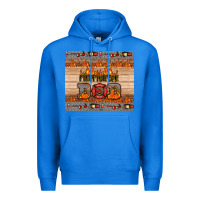 True Royal firefighter dad Premium Hoodie - HRA Design Shop