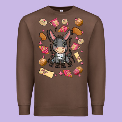 Premium Sweatshirt mi donkey mexican concha