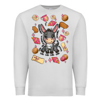 Dove Grey mi donkey mexican concha Premium Sweatshirt - MaliasSmallBusiness