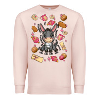 Pale Pink mi donkey mexican concha Premium Sweatshirt - MaliasSmallBusiness