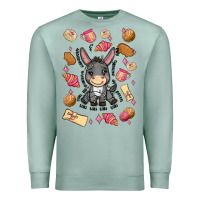 Seafoam mi donkey mexican concha Premium Sweatshirt - MaliasSmallBusiness