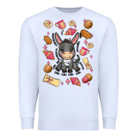 White mi donkey mexican concha Premium Sweatshirt - MaliasSmallBusiness