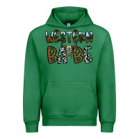 Emerald western babe Urban Hoodie - CowhideDigitalArt
