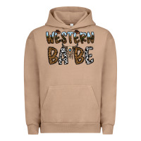 Pigment Burro western babe Urban Hoodie - CowhideDigitalArt