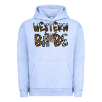 Pigment Grape Ice western babe Urban Hoodie - CowhideDigitalArt