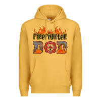 Mustard firefighter dad Premium Hoodie - HRA Design Shop
