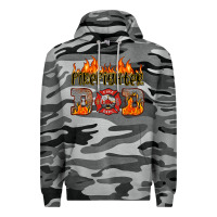 Slate Camo firefighter dad Premium Hoodie - HRA Design Shop