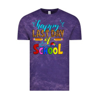 Cloud Purple happy last day of school Vintage Tee - Artiststas