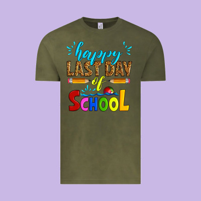 Happy Last Day Of School Vintage Tee Designed By Artiststas