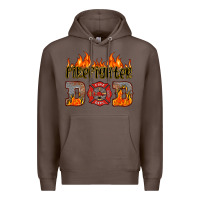 Coffee firefighter dad Premium Hoodie - HRA Design Shop