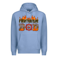 Colony Blue firefighter dad Premium Hoodie - HRA Design Shop