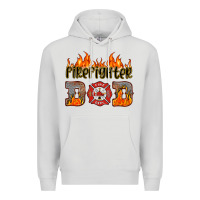 Dove Grey firefighter dad Premium Hoodie - HRA Design Shop