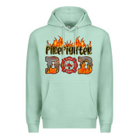 Seafoam firefighter dad Premium Hoodie - HRA Design Shop