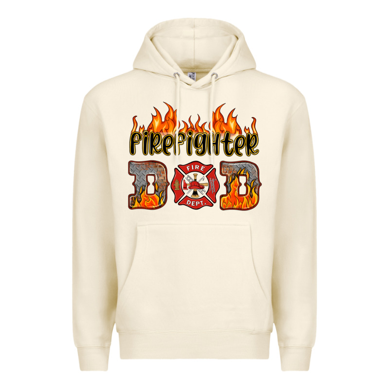 Firefighter Dad Premium Hoodie by HRA Design Shop | Teevron