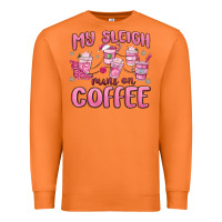Carrot my sleigh runs on coffee Premium Sweatshirt - MaliasSmallBusiness