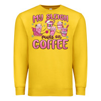 Lemon my sleigh runs on coffee Premium Sweatshirt - MaliasSmallBusiness