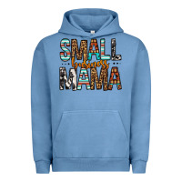 Pigment Pebble Blue Small Business Mama Urban Hoodie - FaDigitalArtStudio