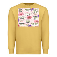 Antique Gold positive quotes Premium Sweatshirt - MaliasSmallBusiness