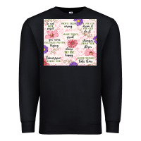 Black positive quotes Premium Sweatshirt - MaliasSmallBusiness