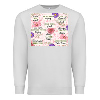 Dove Grey positive quotes Premium Sweatshirt - MaliasSmallBusiness