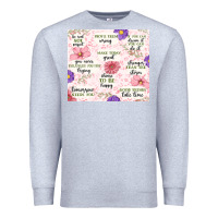 Heather Grey positive quotes Premium Sweatshirt - MaliasSmallBusiness