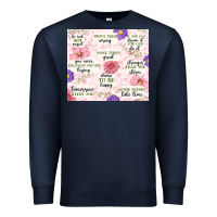 Navy positive quotes Premium Sweatshirt - MaliasSmallBusiness