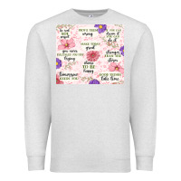 Oatmeal Heather positive quotes Premium Sweatshirt - MaliasSmallBusiness