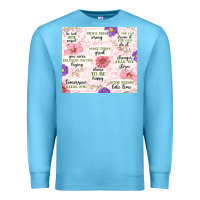 Ocean Blue positive quotes Premium Sweatshirt - MaliasSmallBusiness