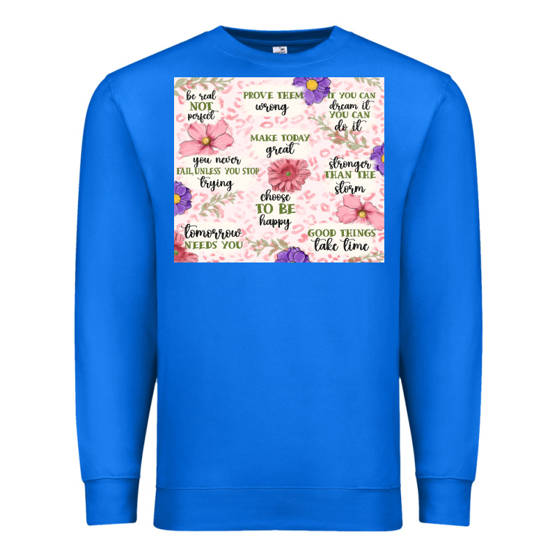 Positive Quotes Premium Sweatshirt by MaliasSmallBusiness | Teevron