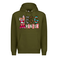 Army Green Egg Hunter Premium Hoodie - CowhideDigitalArt