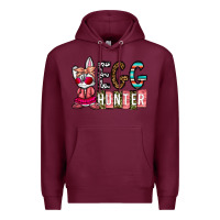 Burgundy Egg Hunter Premium Hoodie - CowhideDigitalArt