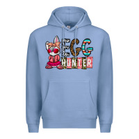 Colony Blue Egg Hunter Premium Hoodie - CowhideDigitalArt