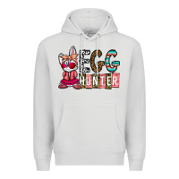 Dove Grey Egg Hunter Premium Hoodie - CowhideDigitalArt