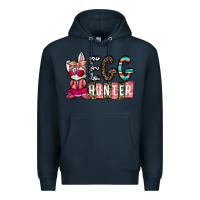 Navy Egg Hunter Premium Hoodie - CowhideDigitalArt