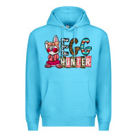 Ocean Blue Egg Hunter Premium Hoodie - CowhideDigitalArt