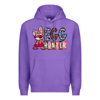 Purple Egg Hunter Premium Hoodie - CowhideDigitalArt