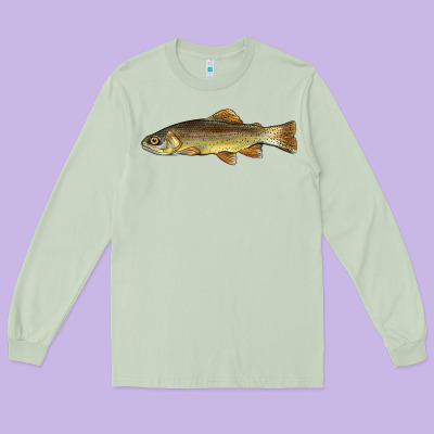 Arizona Apache Trout Fish Long Sleeve Tee Designed By Barkaloodesign