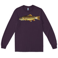 Plum arizona apache trout fish Long Sleeve Tee - BarkalooDesign