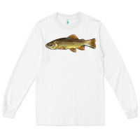 White arizona apache trout fish Long Sleeve Tee - BarkalooDesign