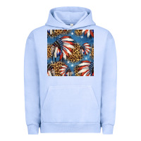 Pigment Grape Ice 4th of july indian headdress seamless pattern Urban Hoodie - HRA Design Shop