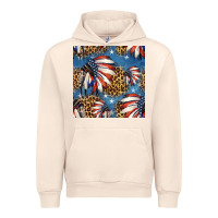 Sandshell 4th of july indian headdress seamless pattern Urban Hoodie - HRA Design Shop