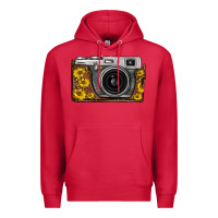Cardinal sunflower leopard vintage camera Premium Hoodie - FaDigitalArtStudio