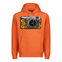Carrot sunflower leopard vintage camera Premium Hoodie - FaDigitalArtStudio